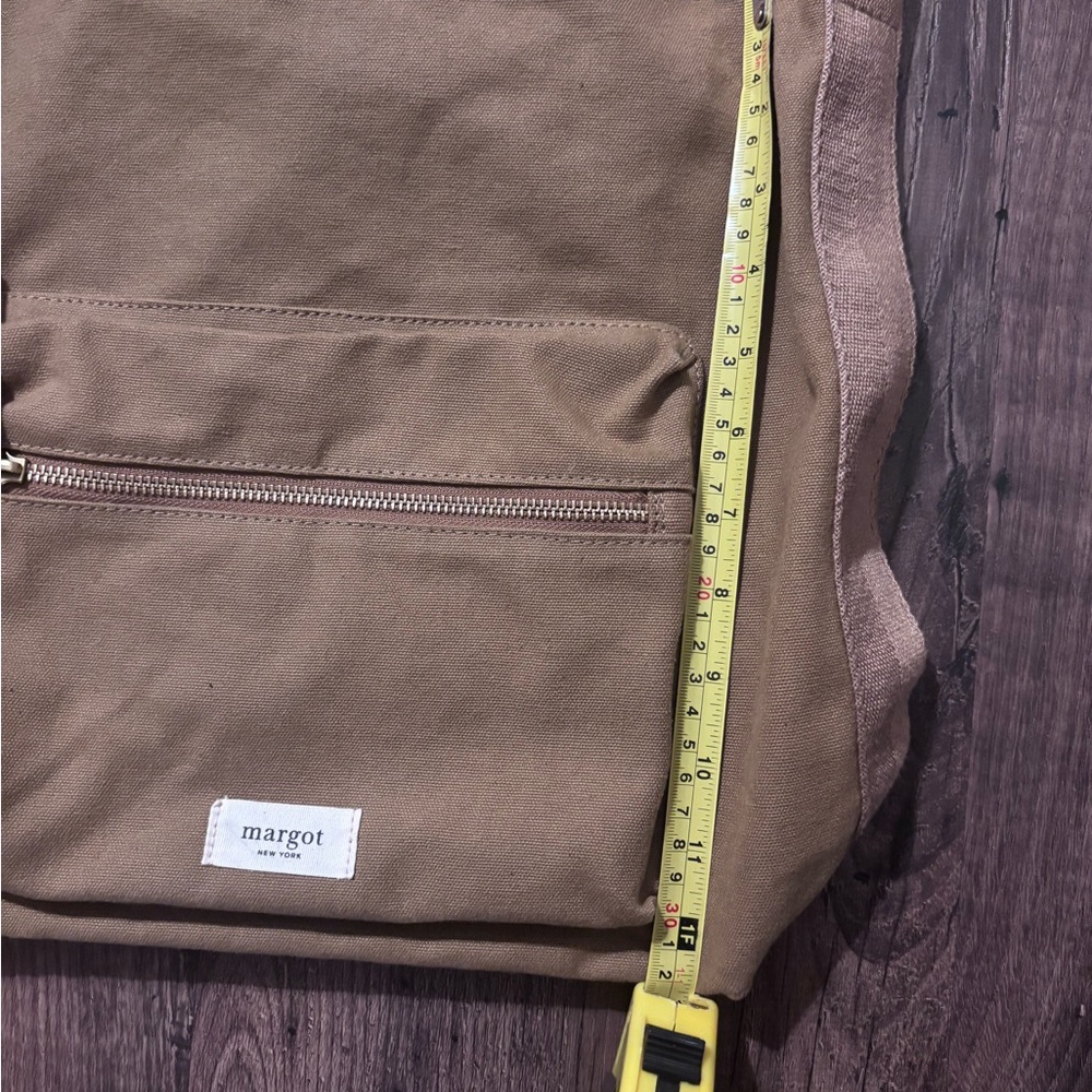 Margot Tan Canvas messenger bag - Picture 5 of 10